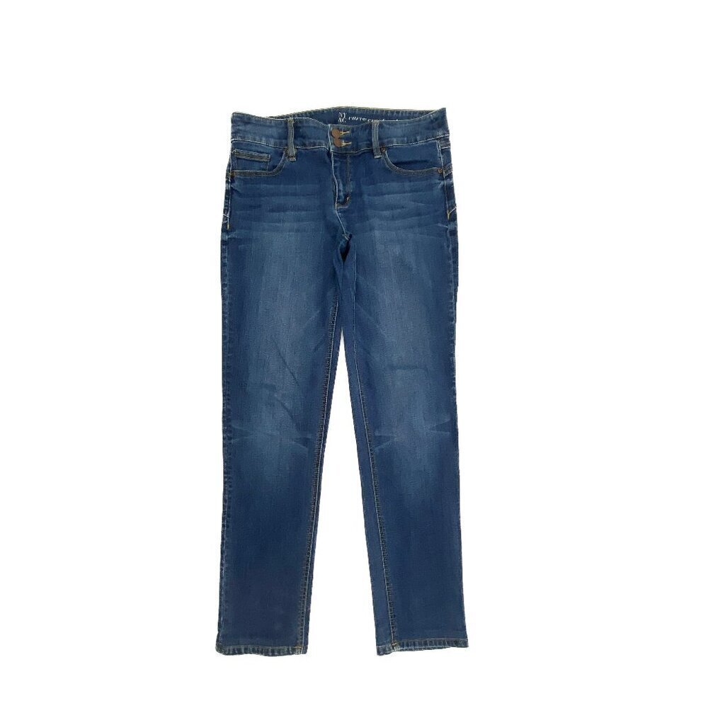 New York & Company Skinny‎ Jeans Women 6 Blue Dark Wash Curve Creator 7345